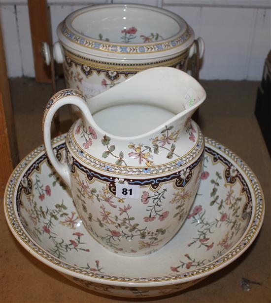 3 piece Victorian toilet set